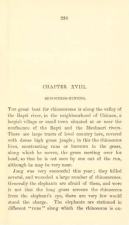 Chapter XVIII. Rhinoceros-hunting