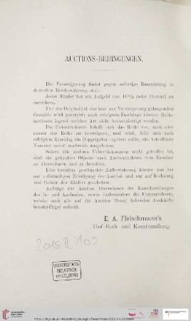 Auctions-Bedingungen