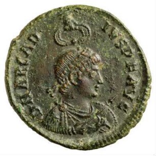 Münze, Aes 2, 378 - 383 n. Chr.