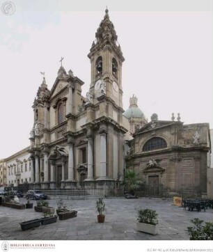 Sant'Ignazio all'Olivella, Nordwestfassade