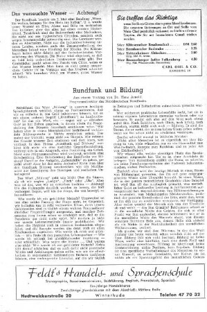 Rundfunk und Bildung