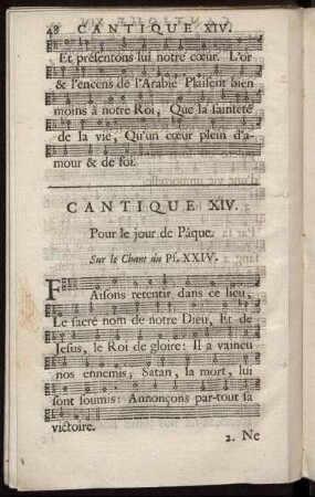 Cantique XIV.