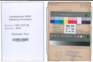Entnazifizierung Paul Moossen , geb. 27.04.1898 ()