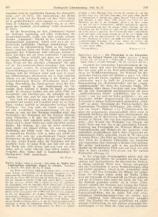 377-378 [Rezension] Thils, Gustave, Les notes de l'églies dans l'apologétique catholique depuis la réforme