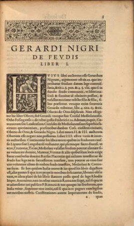 De feudis : libri V.