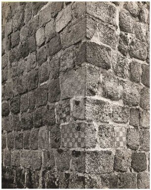 Wand/Mauer, Baalbek: Ansicht
