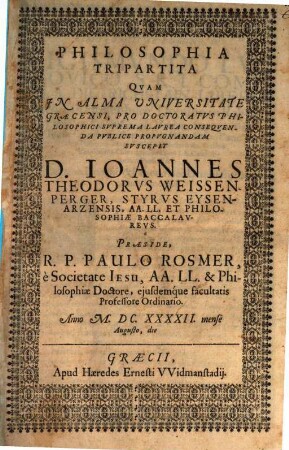 Philosophia tripartita