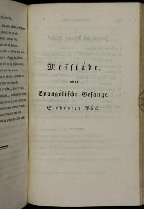 Messiáde, oder Evangêlische Gesänge. Siebentes Bûch.