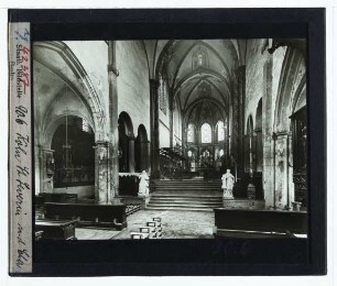 Köln, St. Severin : Innenansicht, Blick nach O