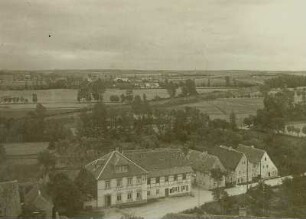 Jahnatal bei Blosswitz. Blick gegen Stauchitz vom Blosswitzer Kirchturm