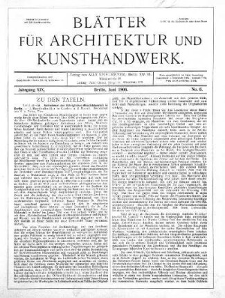 No. 6, Juni 1906