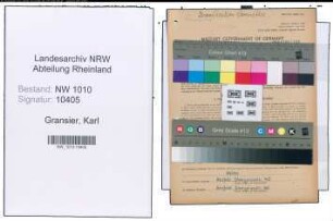 Entnazifizierung Karl Gransier , geb. 29.12.1891 (Stuckateur)