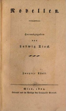 Novellen, 2