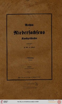 1. Abtheilung: Mittelalterliche Kunstwerke in Hannover