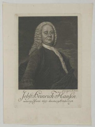 Bildnis des Jobst Heinrich Hansen