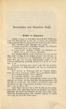 Die professio religiosa im kanonischen, gemeinen und geltenden deutschen Reichsrechte