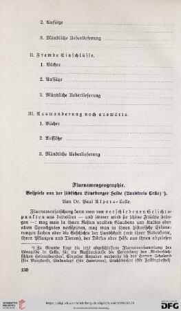8: Flurnamengeographie : Beispiele aus der südlichen Lüneburger Heide (Landkreis Celle)