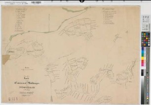 Balve (Balve), Teilung der Balver Kommunalwaldungen und Waldemeien, Bl.1 Brouillonkarte