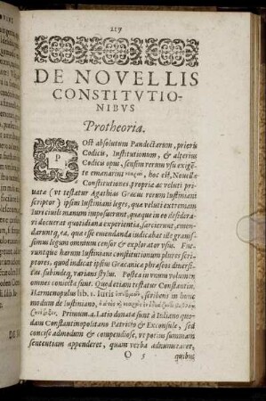 De Novellis Constitutionibus