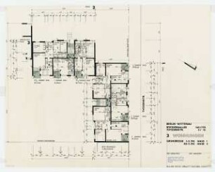 Wohnhäuser Roedernallee 165-170 / Thyssenstraße 2-12, Berlin-Wittenau: Grundrisse 1:100