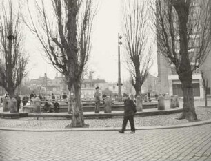 Brunnenbecken des Artesischen Brunnens : Dresden-Neustadt, Albertplatz, Brunnenbecken des Artesischen Brunnens