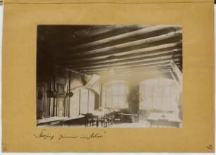 Hotel Schwarzer Adler, Sterzing: Innenraum (aus: Skizzen- und Fotoalbum 13)
