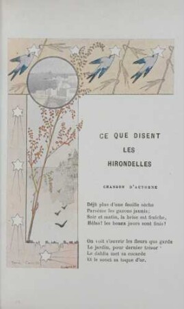 Ce que disent les hirondelles