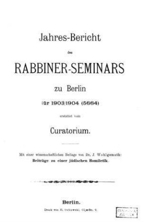 Beiträge zu einer wissenschaftlichen Homiletik / J. Wohlgemuth