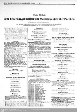 Stadtbehörden : Der Oberbürgermeister der Landeshauptstadt Dresden