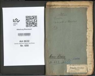 Bittschriften der Stadt Rheinbach