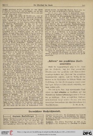 "Reform" des preußischen Kunstunterrichts