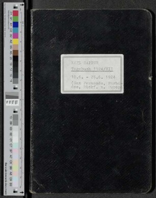 [Tagebuch 1924/VII]