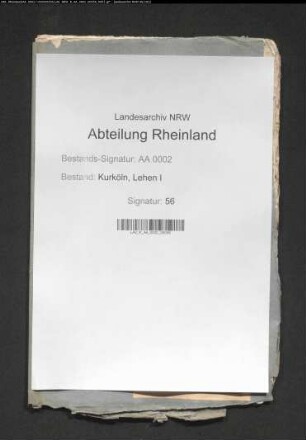 Verzeichnis der außerhalb des Erzstifts wohnenden Lehnsleute