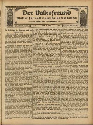Ausgabe vom Sonntag, den 13. April 1913.