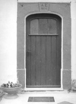 Bärenstein. Wohnhaus, August-Bebel-Straße 34. Haustür (1938)