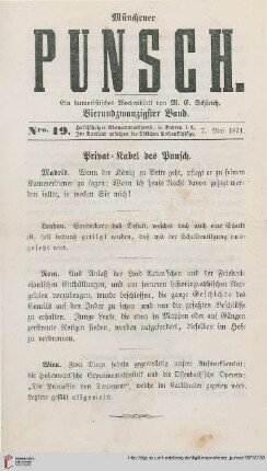 Nro. 19 (7. Mai 1871)