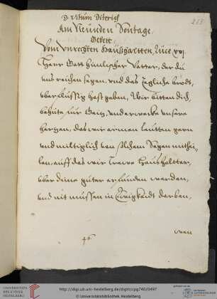 Gebete am neunten Sonntag nach Trinitatis