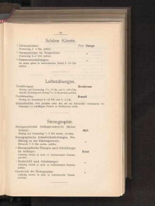 Stenographie.