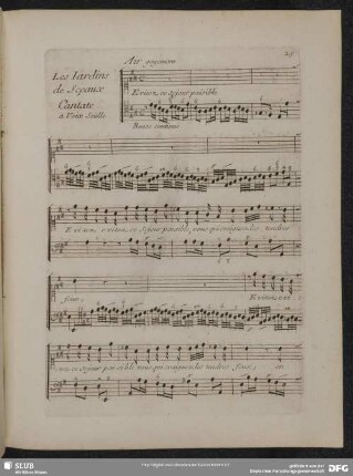 3.e Cantate: Les Jardins de sceaux