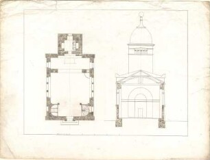 Speeth, Peter; Kirche - Grundriss, Querschnitt
