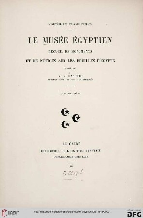 3: Le Musée Egyptien