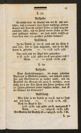 27-30, § 33 - 38