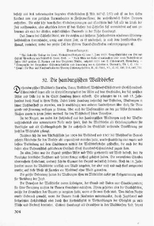 52. Die hamburgischen Walddörfer