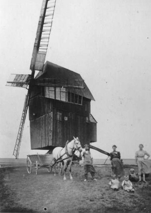 Thallwitz-Röcknitz-Treben. Bockmühle, vor 1945, Repro