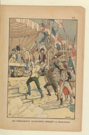 Les enrôlements volontaires pendant la Révolution