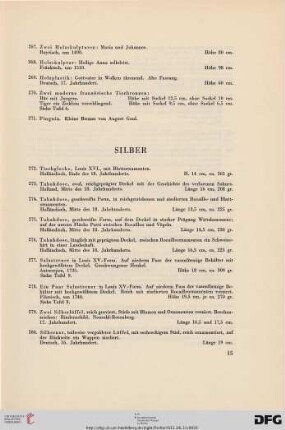 Silber (Nr. 272-324)