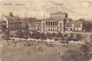 Leipzig: Augustusplatz ; Neues Theater