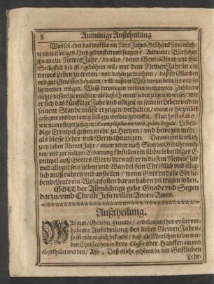 Außtheilung.