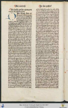 Die gemayn vorred in alle epistel sancti pauli