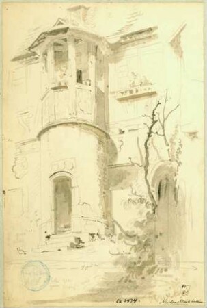 Neidenstein Treppenturm in der Vorburg